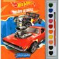 Hot Wheels : Relève le défi ! : Livre à peindre : 3 ans et +