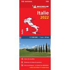 Carte routière et touristique # 735 : Italie 2022