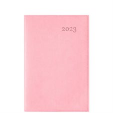 Agenda 2023 : Gama rose : 1 semaine  /  2 pages : Janvier à décembre 2023