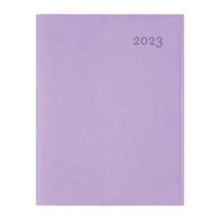 Agenda 2023 : Ulysse lilas : 1 semaine  /  2 pages : Janvier à décembre 2023