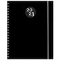 Agenda 2023 : Kibo noir : 1 semaine  /  2 pages : Janvier à décembre 2023