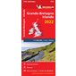 Carte # 713 : Grande-Bretagne, Irlande 2022 : Carte routière et touristique