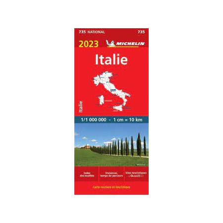 Italie 735 : Carte Nationale 2023