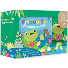 Fripouille la grenouille : Un livre de bain et un jouet de bain pour se raconter des histoires en se lavant