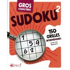 Sudoku : Gros caractères T.02 : 90 grilles intermédiaires