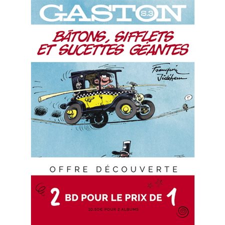 Bipack Dupuis 2023 : Gaston hors-série T.02 & 03 : Bande dessinée