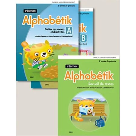 Alphabétik 2e année : COMBO A+B + Recueil de textes - Web & papier : 2024