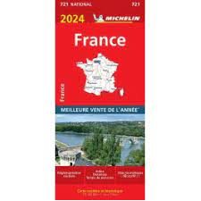 France : Carte nationale routière et touristique 2024 # 721