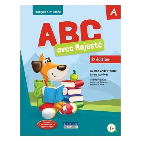 ABC avec Majesté 2e année : Cahiers A et B (français) : 2024