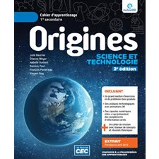 Origines 1e secondaire : Cahier d'apprentissage 3e édition : papier & web 2025
