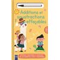 Additions et soustractions effaçables : Apprends à additionner et soustraire : Tire les languettes, efface et recommence ! : Livre cartonné