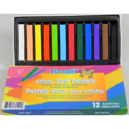 PASTEL SEC CARRE @ 12 ASS.