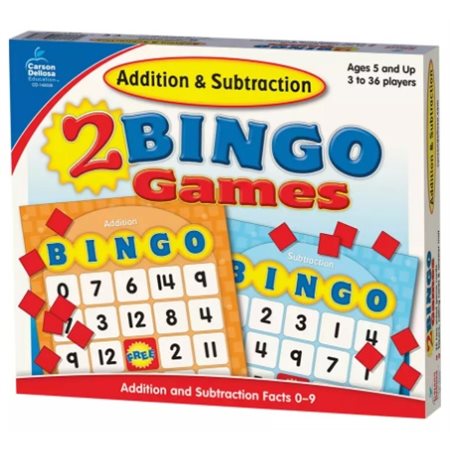 JEUX BINGO ADDITIONS + SOUSTRACTIONS