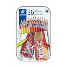 CRAYONS COUL.STAEDLER HEX.(36)