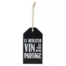 ETIQ.À VIN NOIRE LE MEILLEUR VIN...
