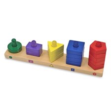 JEU FORMES ET COULEURS EN BOIS