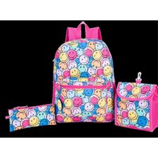 ENS.SAC A DOS  /  LUNCH  /  ETUIT HAPPY FACE