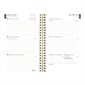 AGENDA ACAD HEBD / MENS / NOIR