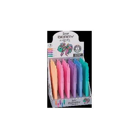 STYLO SERVE BERRY 0.7mm PASTEL ASS.