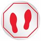 PICTOGRAMME PIEDS 20 po" AUTOCOLLANT