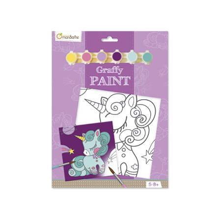 ENS.PEINTURE GRAFFY LICORNE