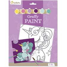 ENS.PEINTURE GRAFFY LICORNE