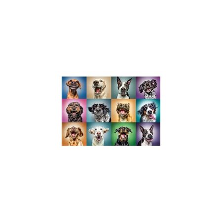 PUZZLE CHIENS AMUSANTS (1000)