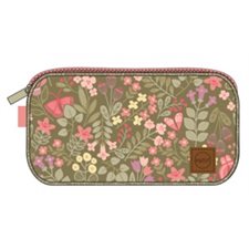 ETUI DOUBLE KETTO KAKI-FLEURI