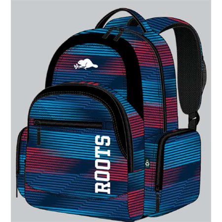 Sac à dos ROOTS recyclé gris et noir
