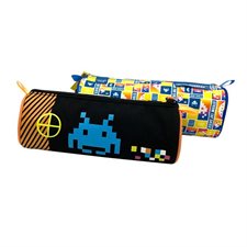 ETUI A CRAYONS ROND SPACE INVADERS