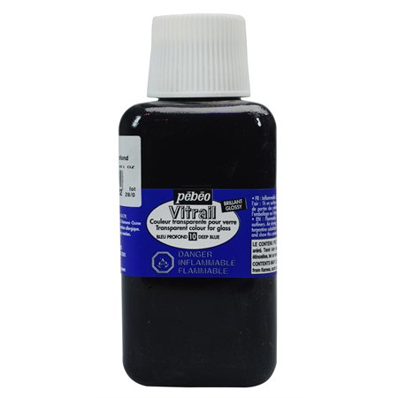 ENCRE VITRAIL 250ML BLEU