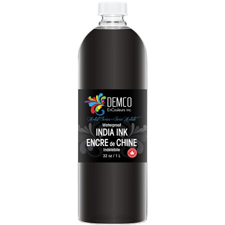 ENCRE DE CHINE DEMCO 1000mL NOIRE