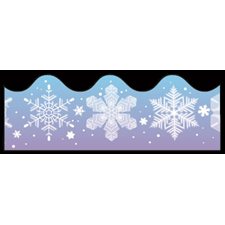 BORDURE FLOCONS NEIGE  (CD-1225)