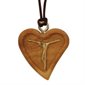 PENDENTIF COEUR BOIS OLIVIER