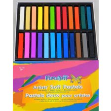 PASTEL SEC CARRE @24 ASS.