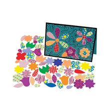 PAPIER FORME DE FLEURS @ 1000