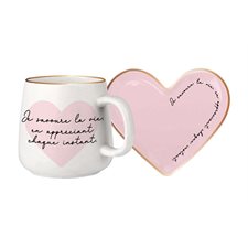 DUO TASSE / ASSIETTE  COEUR