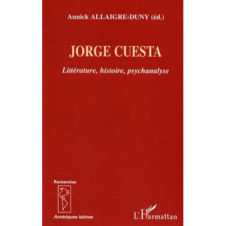 Jorge cuesta littérature histoire psycha