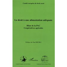 Droit à une alimentation adéquate