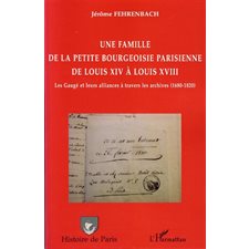 Famille de la petite bourgoisie parisien