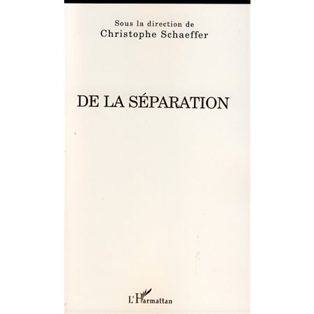 De la séparation