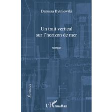 Un trait vertical sur l'horizon de mer -