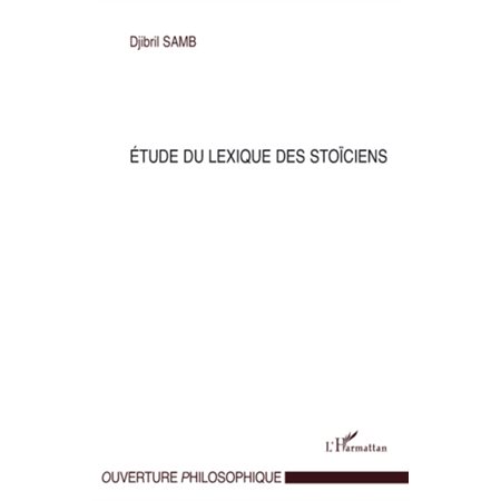 Etude du lexique des stoïciens