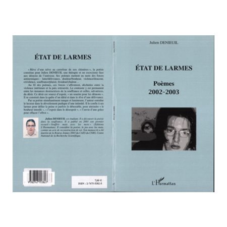 Etat de larmes: poèmes 2002-2003