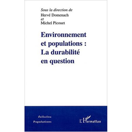 Environnement et populations: la durabilité en question