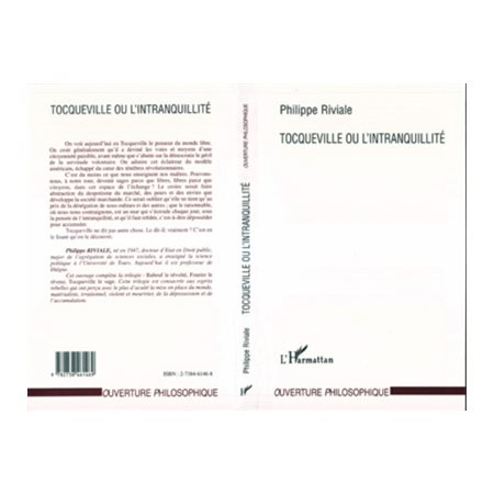 Tocqueville ou l'intranquillité