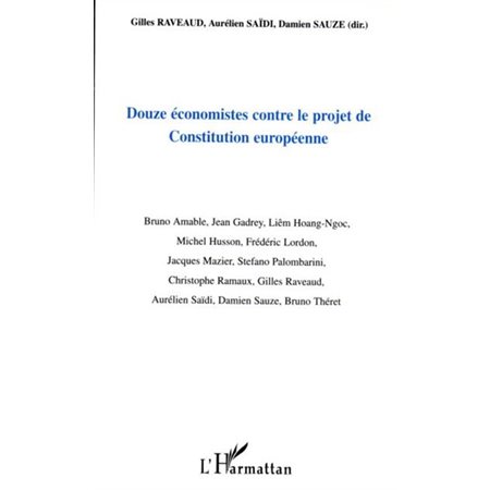 Douze économistes contre le projet de co