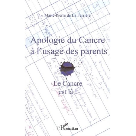 Apologie du cancre à l'usage  des parents