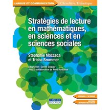 Stratégies de lecture en mathématiques, en sciences et en sciences sociales