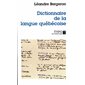 Dictonnaire de la langue québécoise (FP) : Édition mise à jour 2025